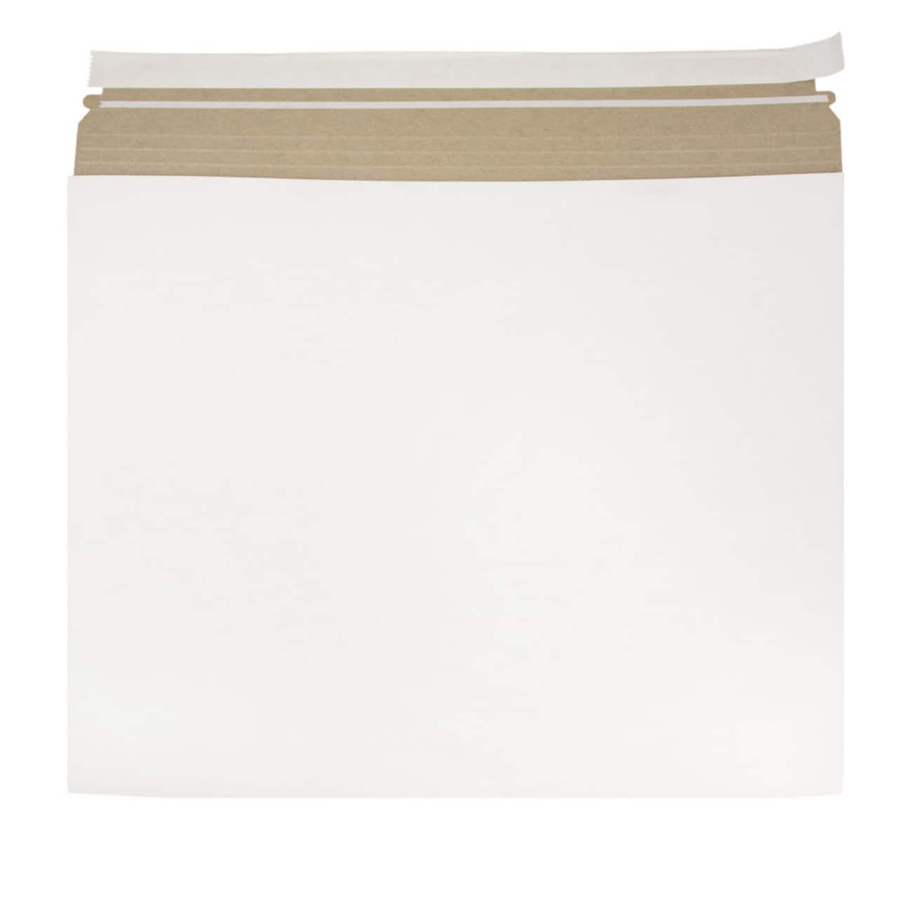 JAM Paper White Expandable Photo Mailer Peel & Seal Closure Envelopes, 6ct.